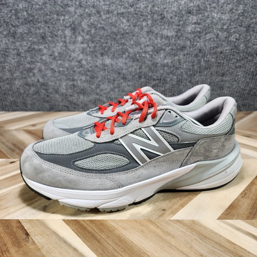 New Balance 990v6 Made in USA M990GL6 Men 13 2E Grey Shoes WIDE Running Athletic
